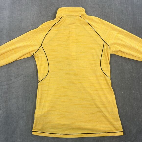 Arizona State Univ ASU Under Armour Women's Medium Yellow Qtr 1/4 Zip Pullover - Picture 7 of 7